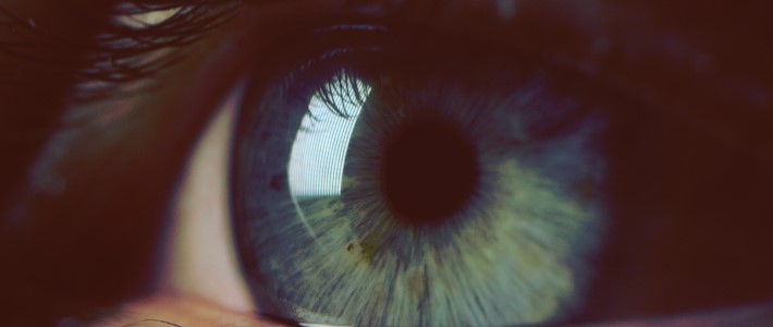 Close-up van een oog Close-up van een oog